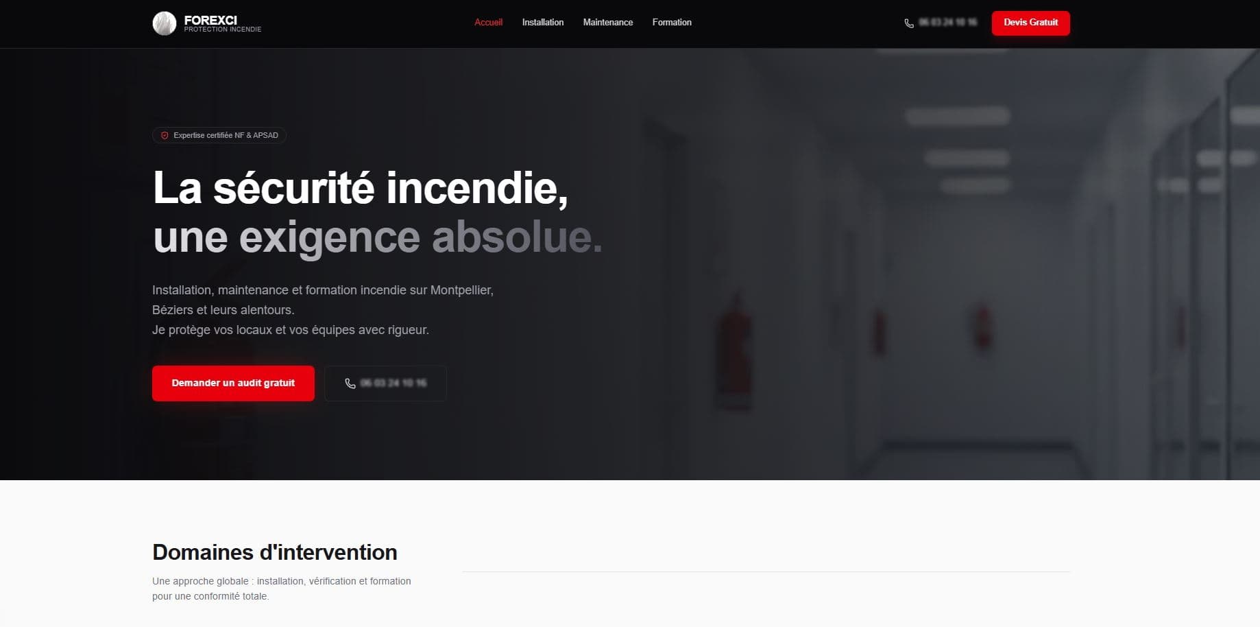 Forexci — Site Vitrine