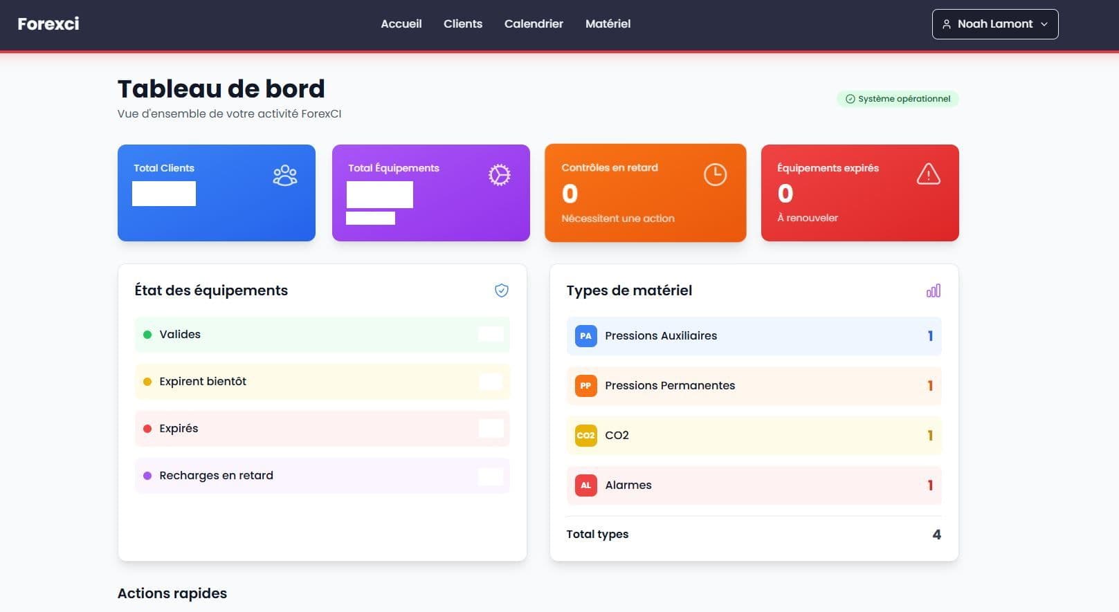 Forexci — CRM sécurité incendie